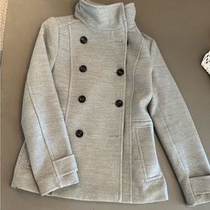 Grey pea coat